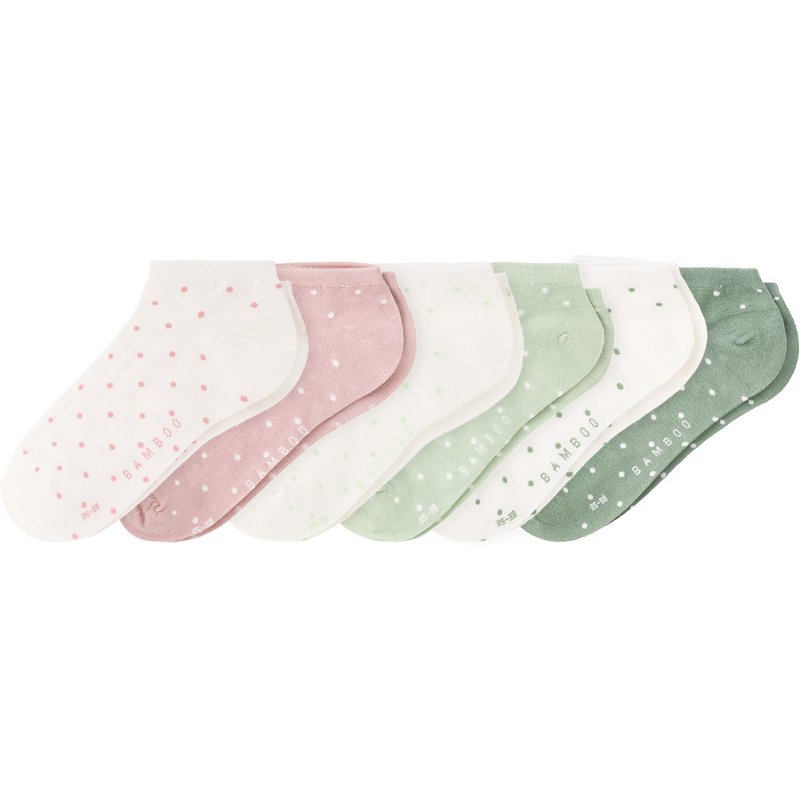 5 Paar Damen Sneaker-Socken mit Viskose