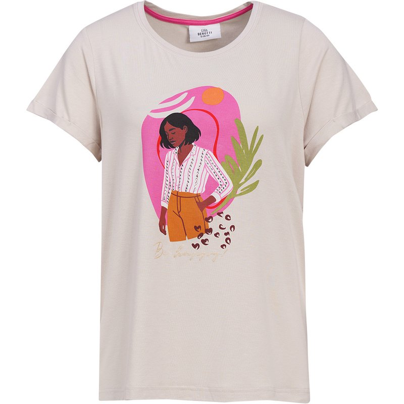 Damen T-Shirt mit Print