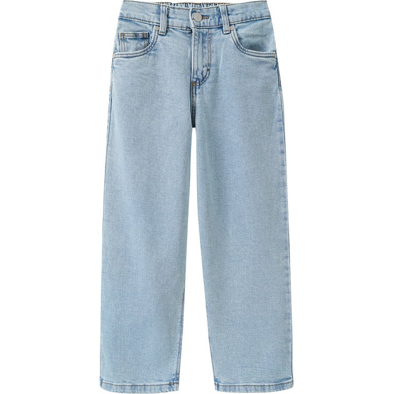 Jungen Straight-Jeans mit verstellbarem Bund