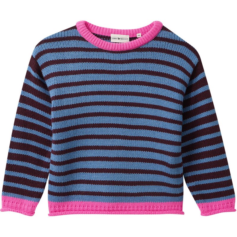 Mädchen Pullover mit Streifen