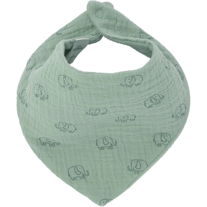 Baby Musselin-Bandana mit Frottee-Innenseite