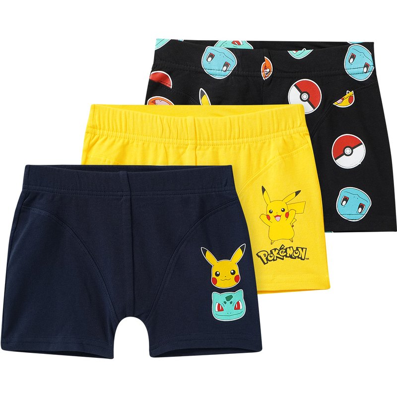 3 Pokémon Boxer mit Prints