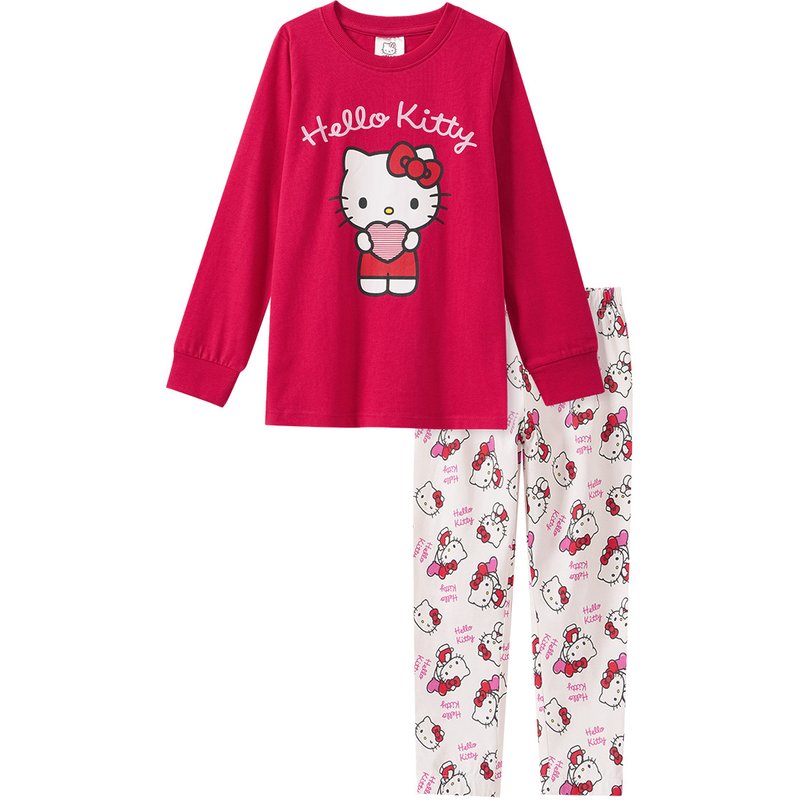 Hello Kitty Schlafanzug mit Print