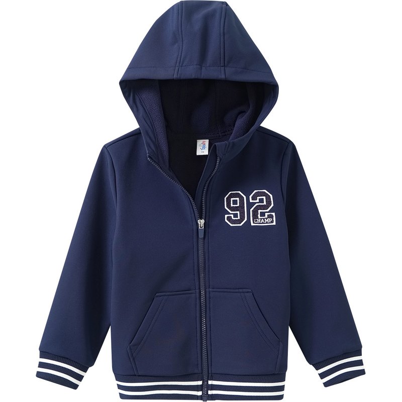 Jungen Softshelljacke im College-Look