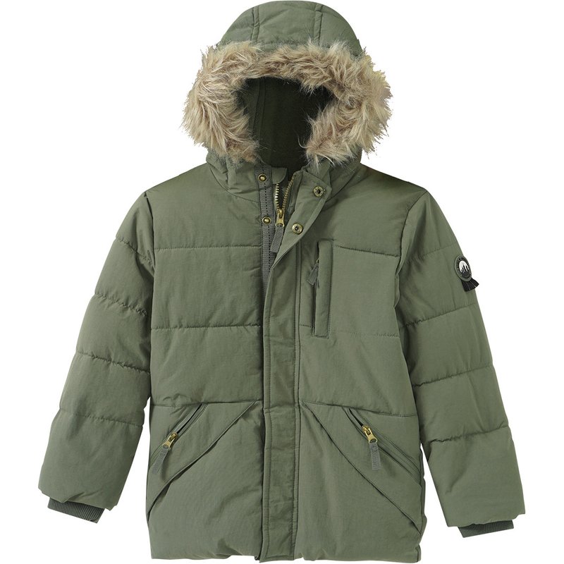 Jungen Winterjacke mit Kapuze