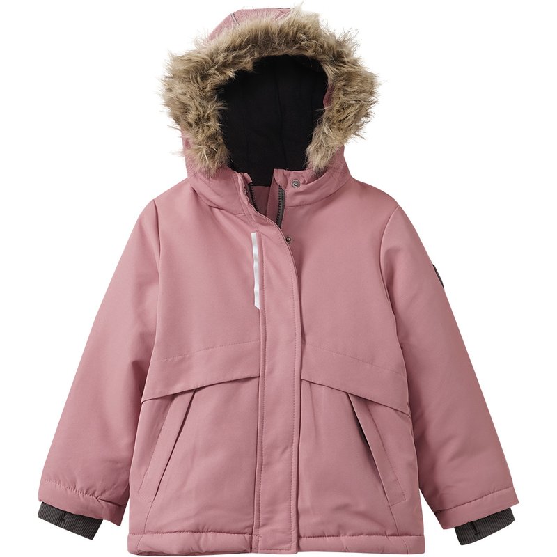 Mädchen Parka mit Fellimitat