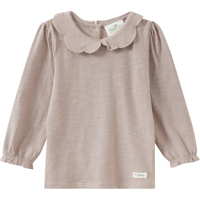 Baby Langarmshirt mit Bubikragen