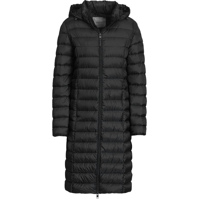 Damen Soft-Daunenmantel mit Kapuze