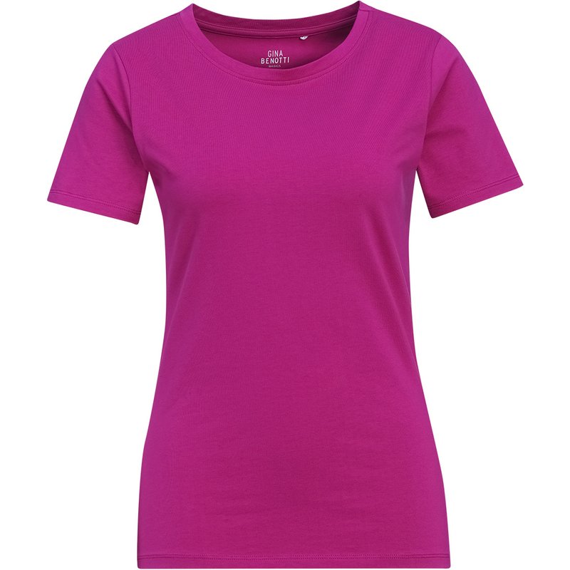 Damen T-Shirt mit Rundhalsausschnitt
