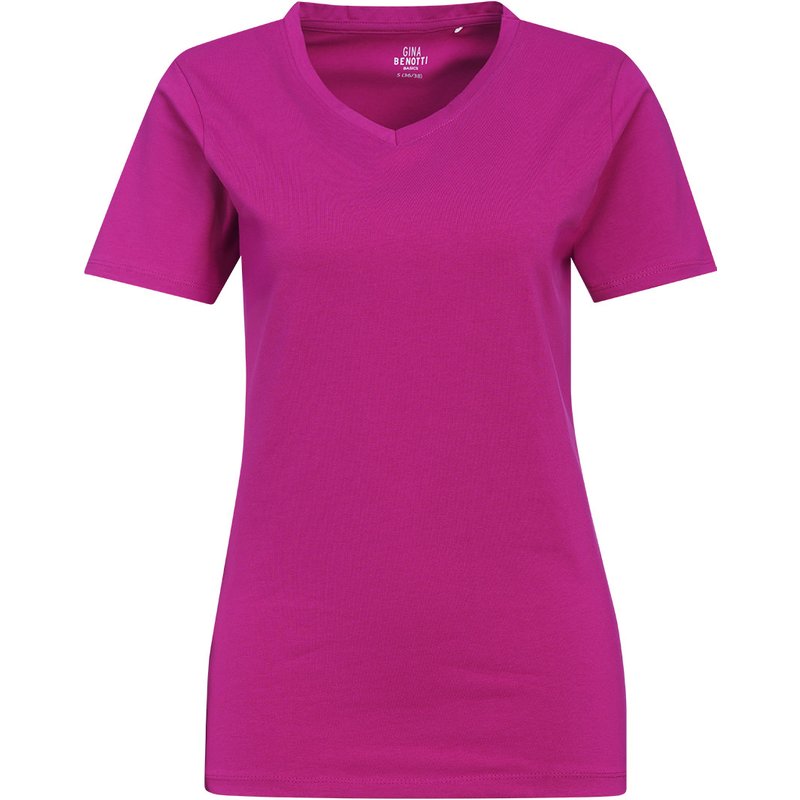 Damen T-Shirt mit V-Ausschnitt