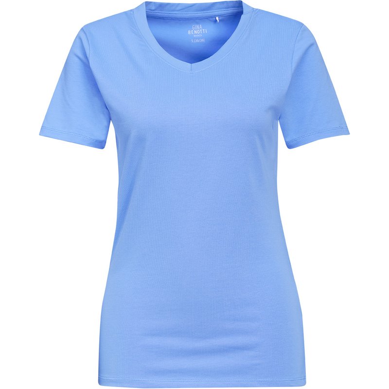 Damen T-Shirt mit V-Ausschnitt