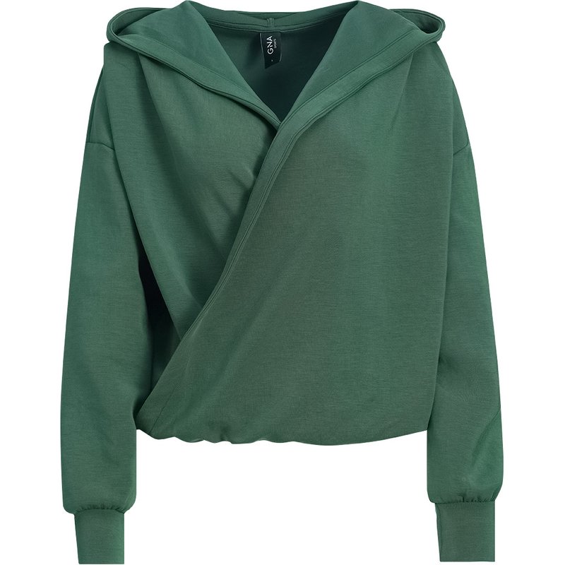 Damen Sport-Sweatshirt in Wickeloptik