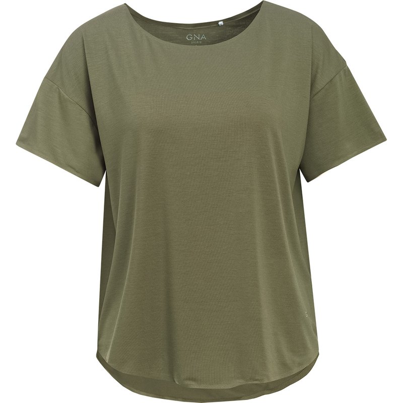 Damen Sport T-Shirt unifarben