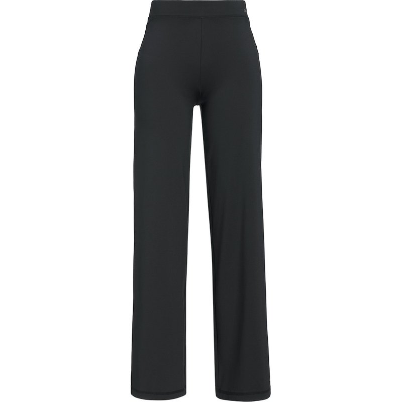 Damen Flared-Leggings unifarben
