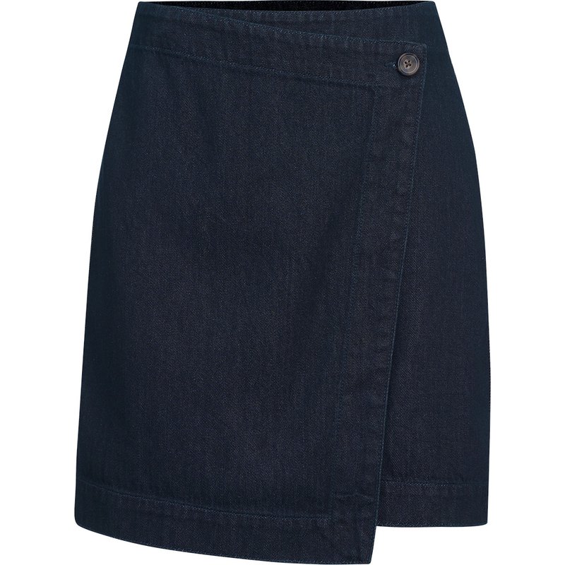 Damen Jeansrock zum Wickeln