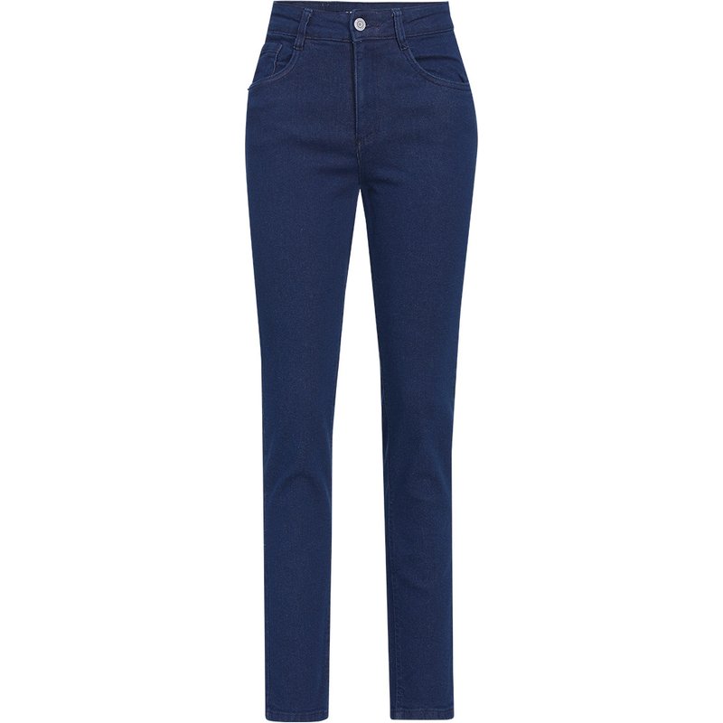 Damen Mom-Jeans mit Used-Waschung