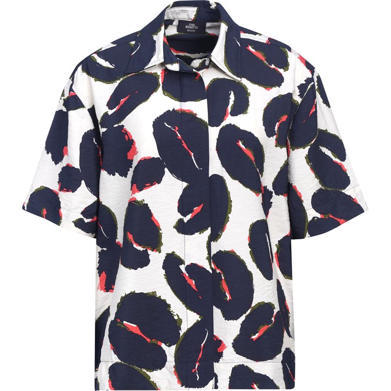 Damen Bluse mit Allover-Muster