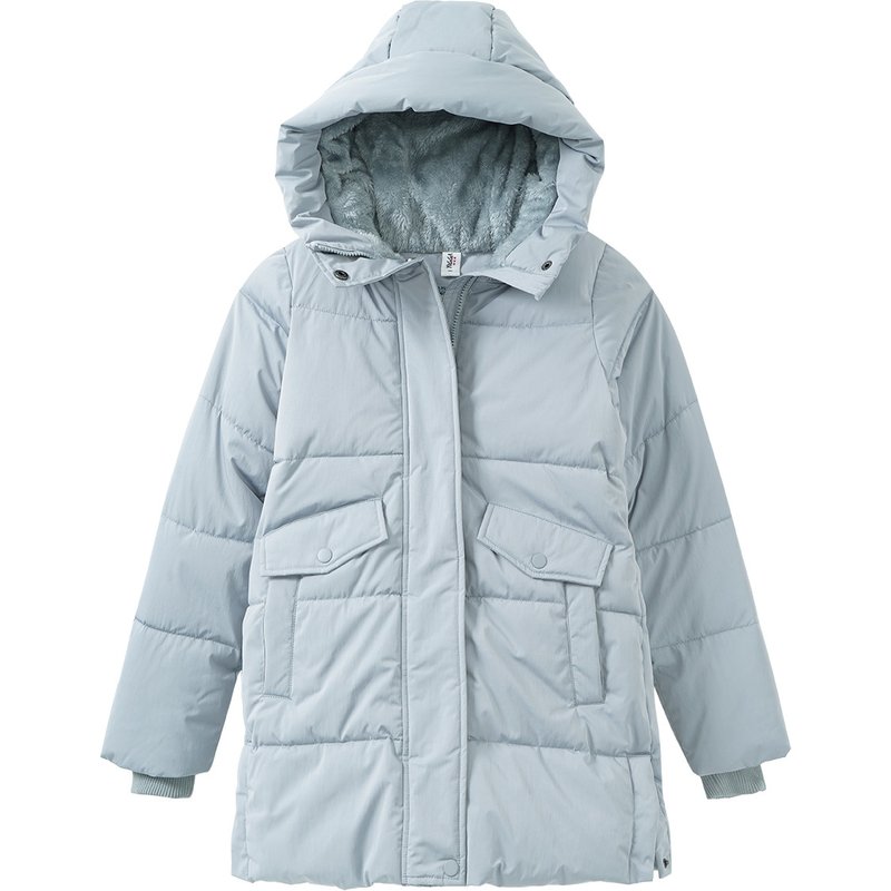 Mädchen Steppjacke mit Kuschelkapuze