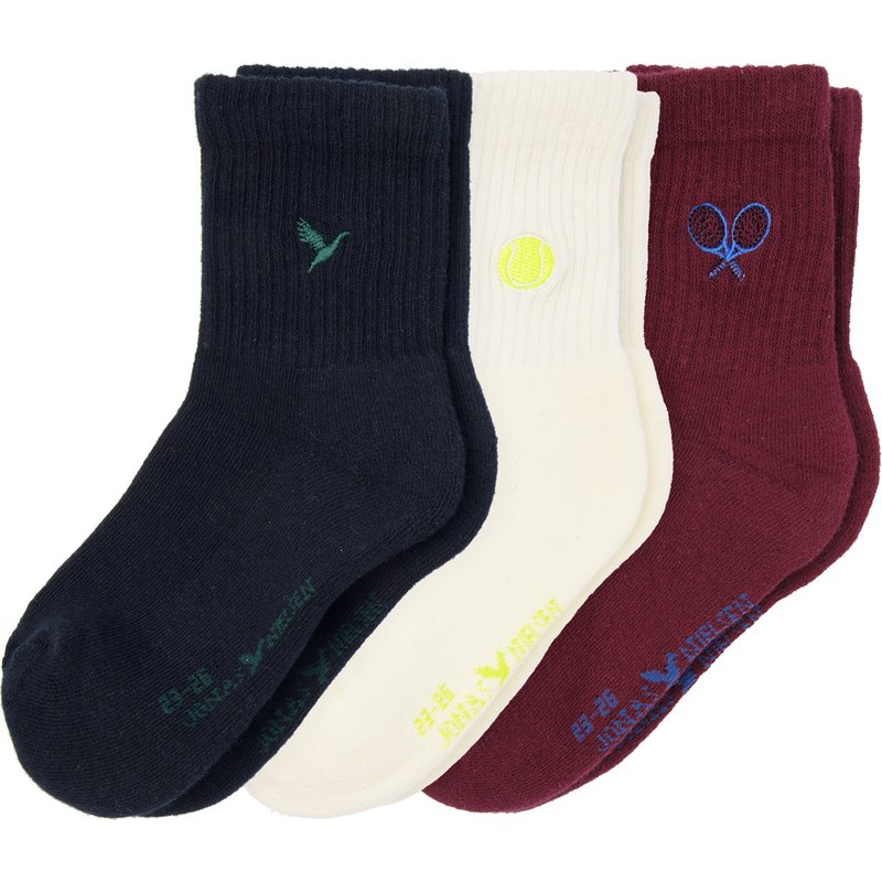 3 Paar Jungen Socken mit Stickerei