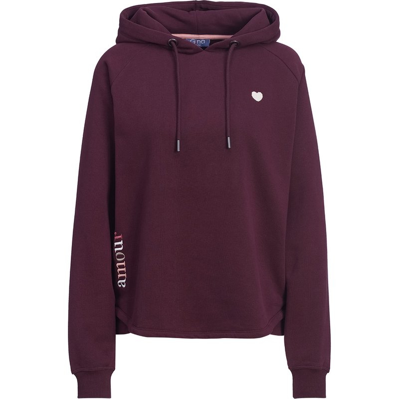 Damen Hoodie mit Stickerei