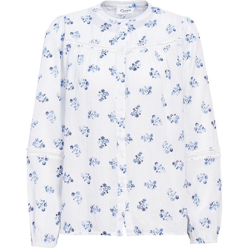 Damen Bluse mit Allover-Print