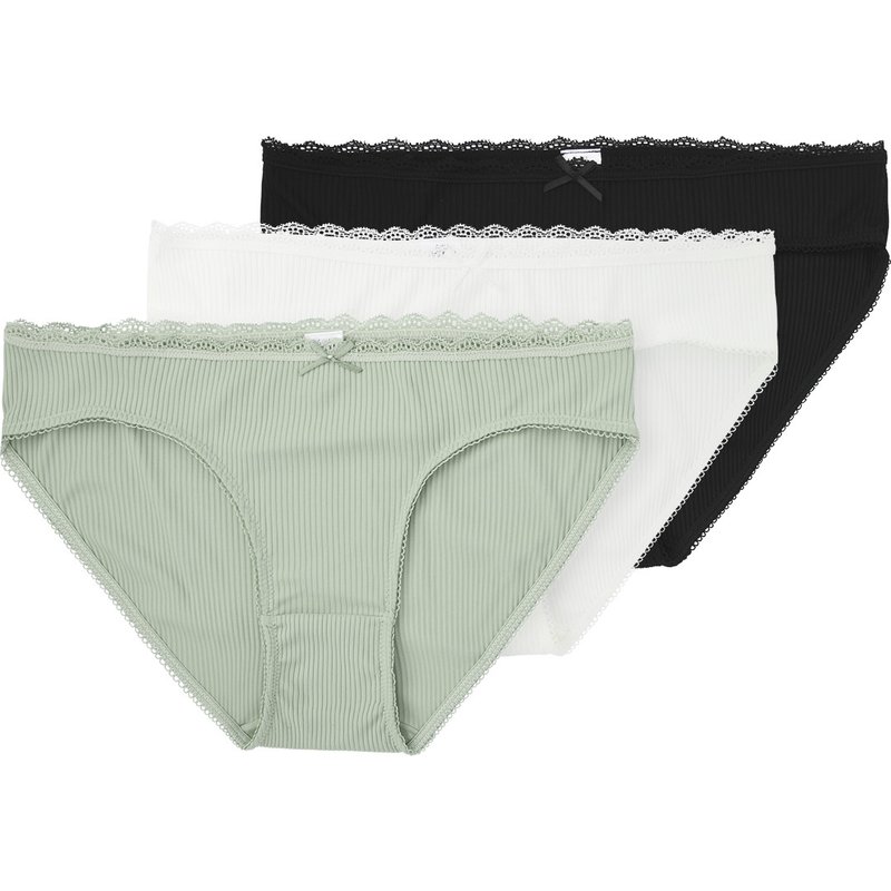 3 Damen Slips aus Mikrofaser