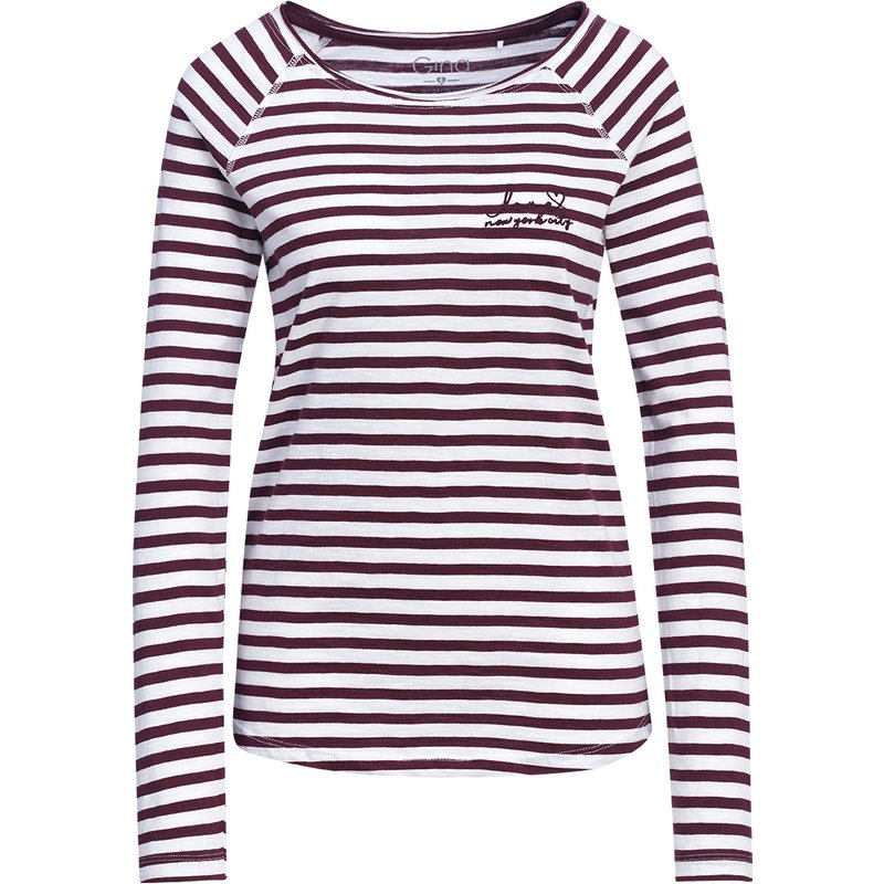 Damen Langarmshirt im Steifen-Look