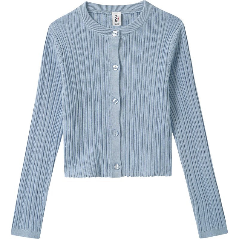 Mädchen Strickjacke mit Knopfleiste