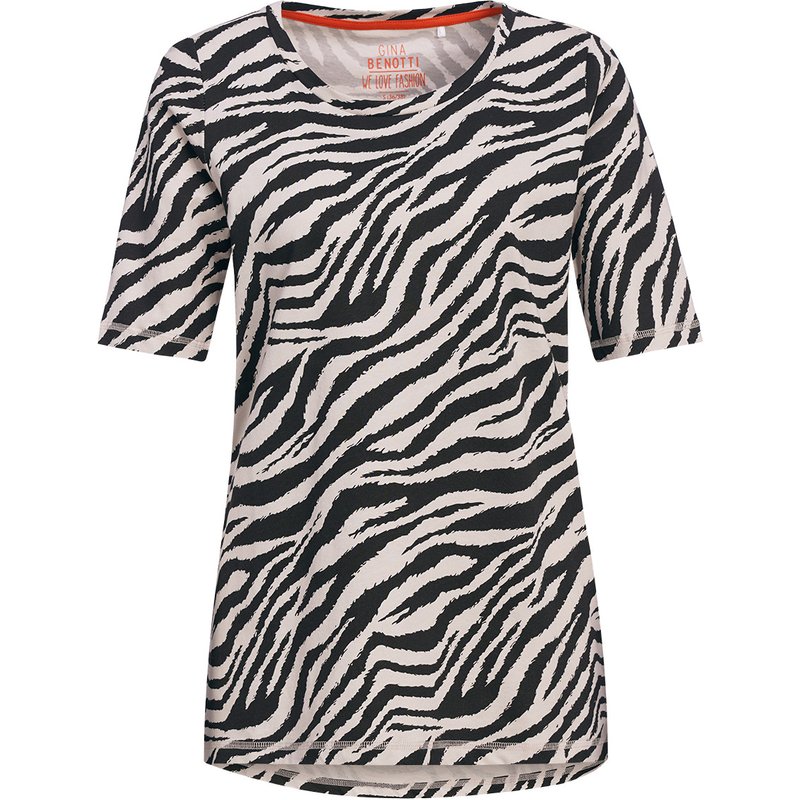 Damen T-shirt mit Allover-Print