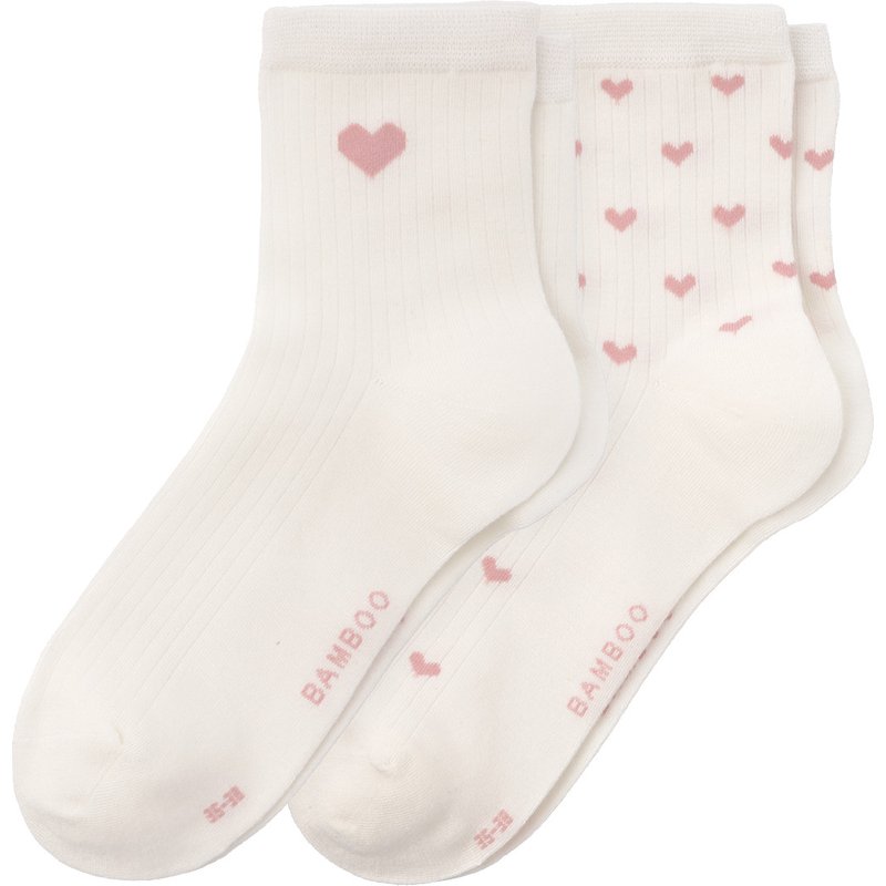 2 Paar Damen Socken mit Viskose