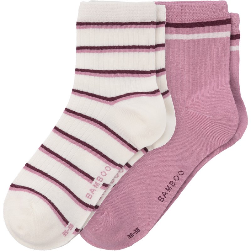 2 Paar Damen Socken mit Viskose