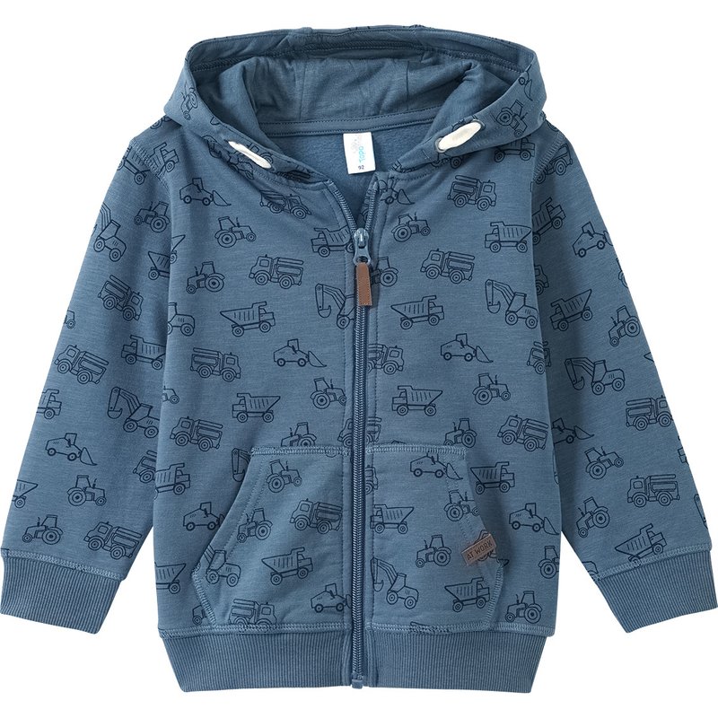 Baby Sweatjacke mit Allover-Print