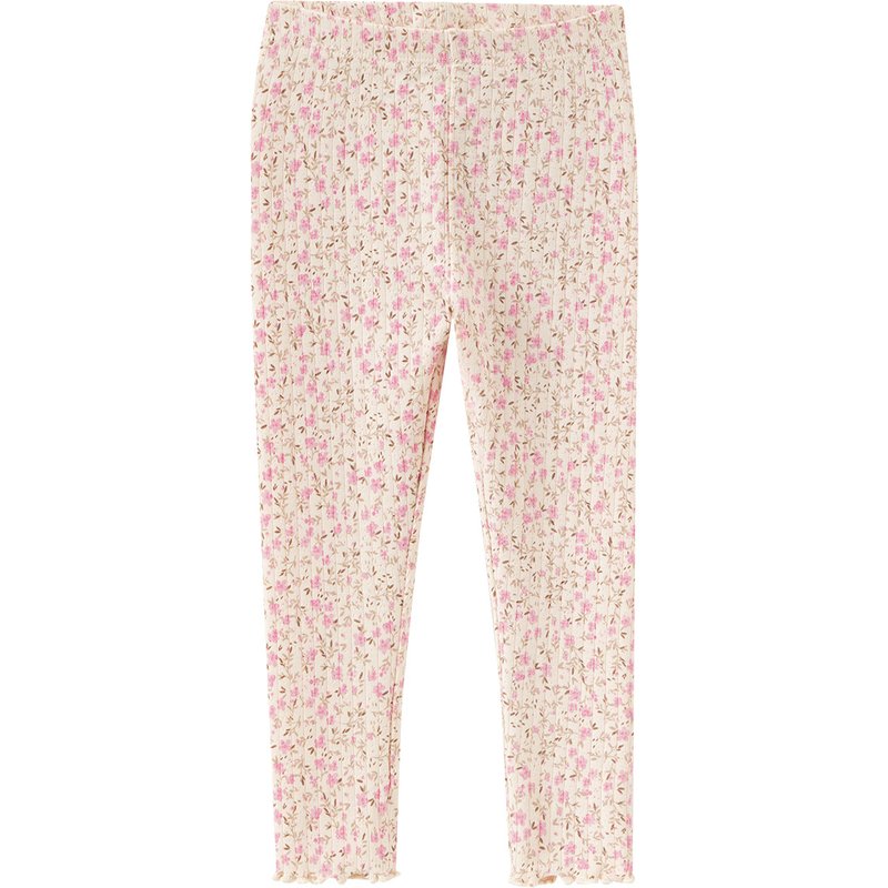 Baby Leggings mit Millefleur-Muster