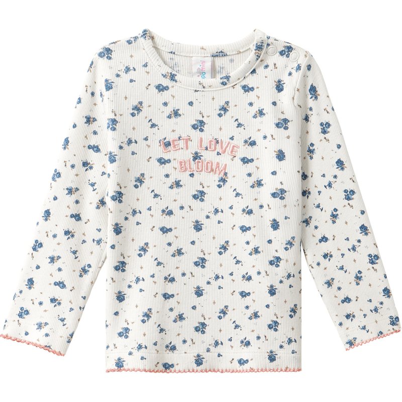 Baby Langarmshirt mit Stickerei