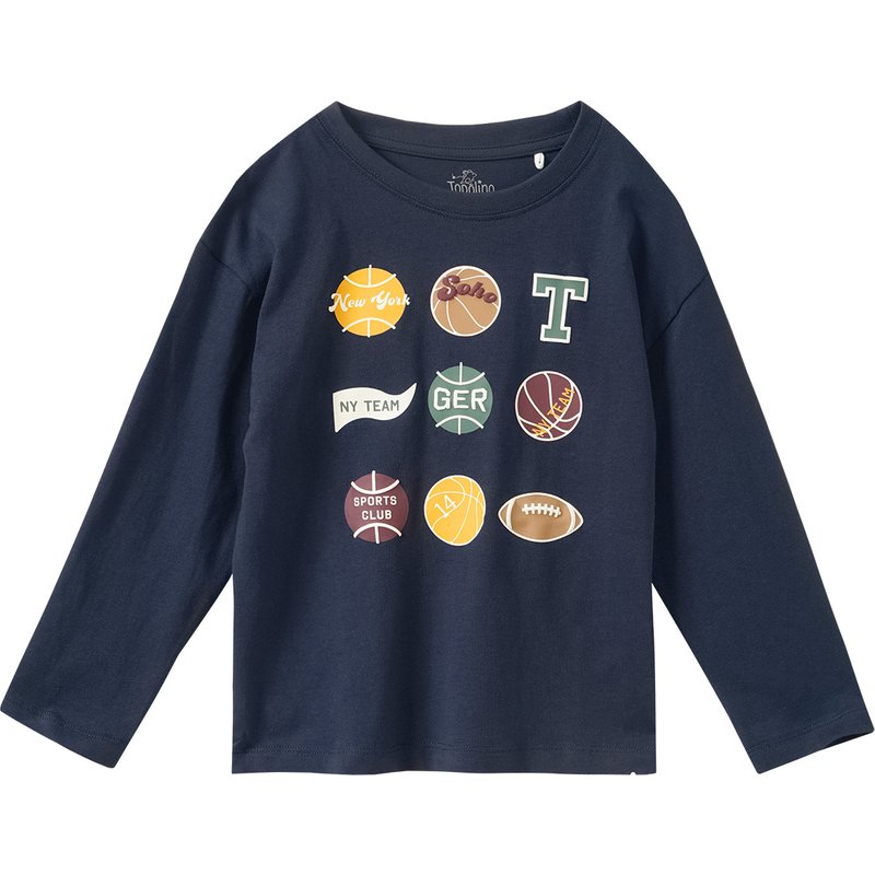 Jungen Langarmshirt im College-Style