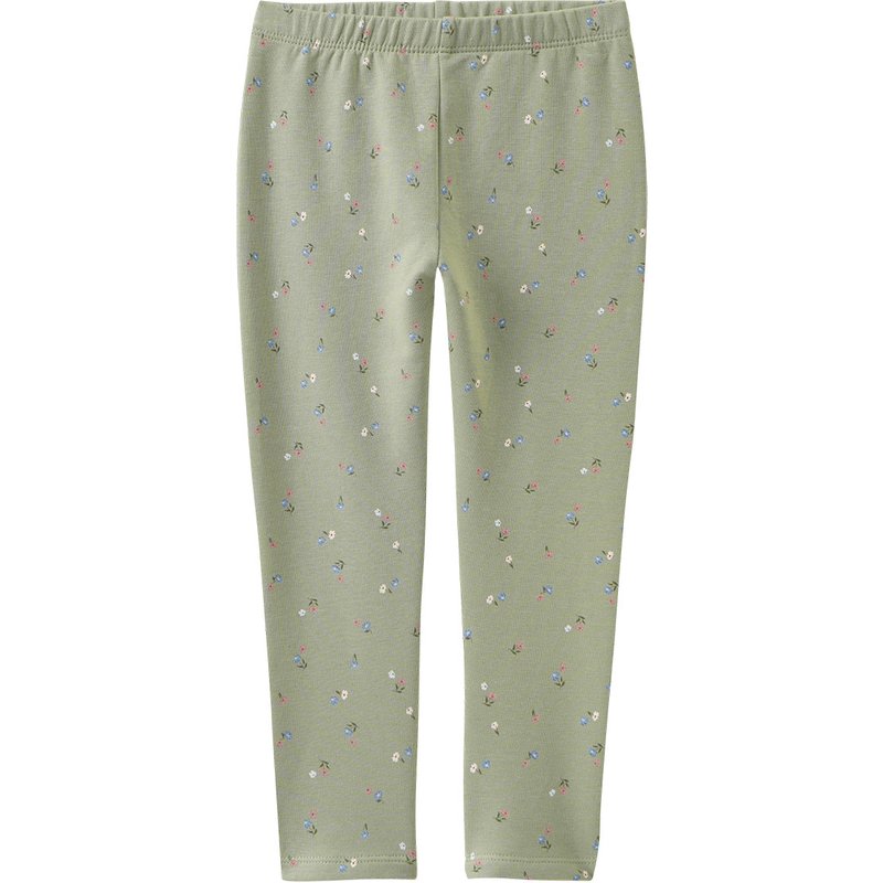 Mädchen Sweat-Leggings mit Blumen-Allover