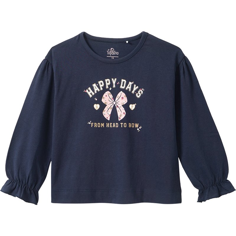 Mädchen Langarmshirt mit Print