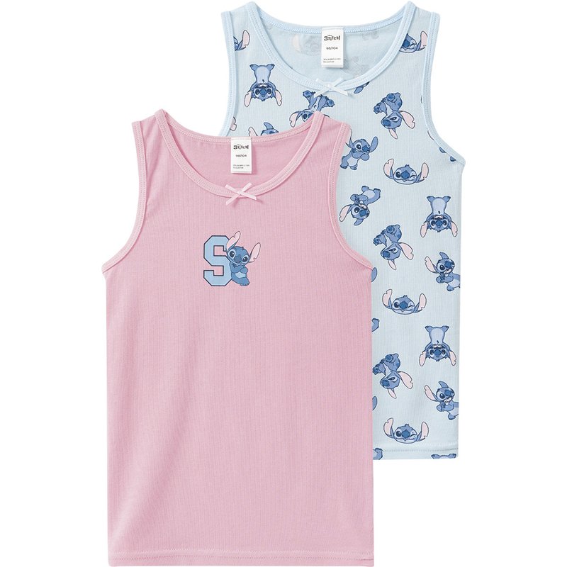 2 Disney Stitch Unterhemden im Set