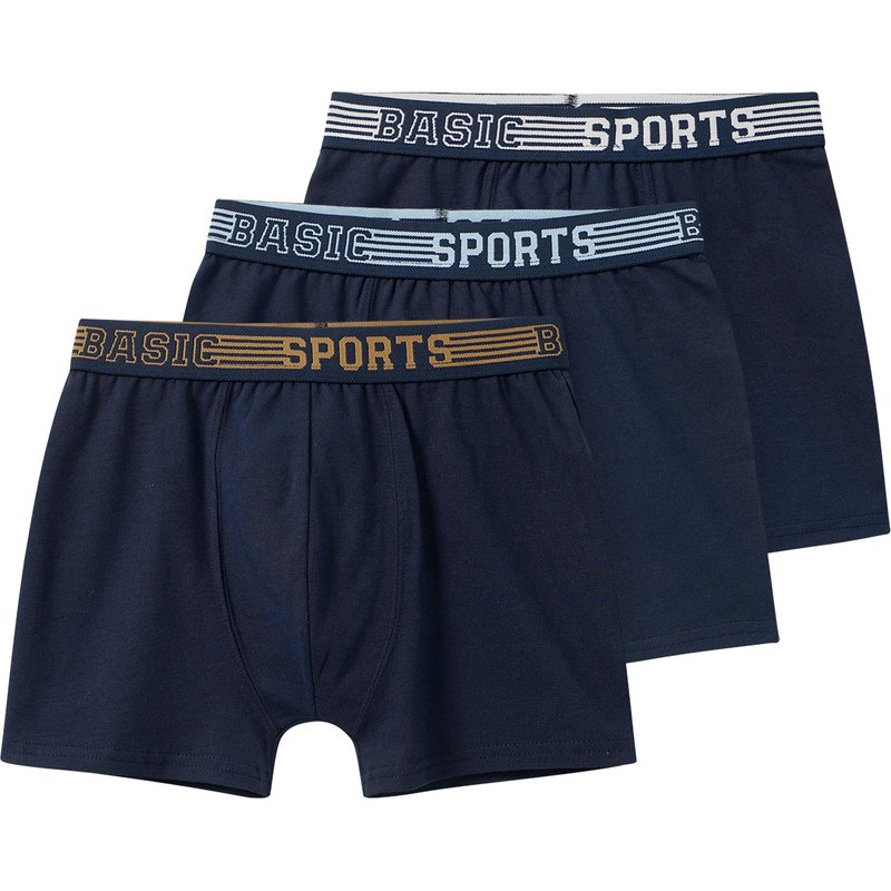 3 Jungen Boxer mit elastischem Webbund