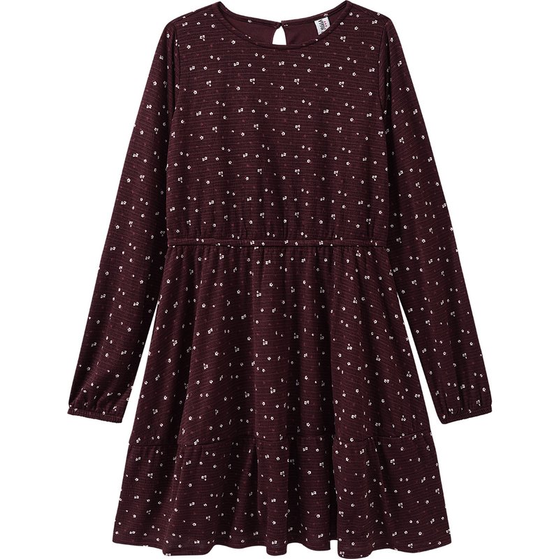 Mädchen Kleid mit Allover-Motiv