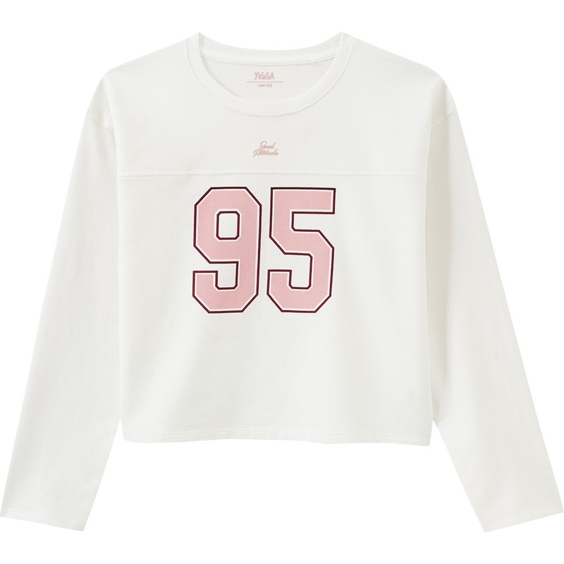 Mädchen Langarmshirt im College-Style