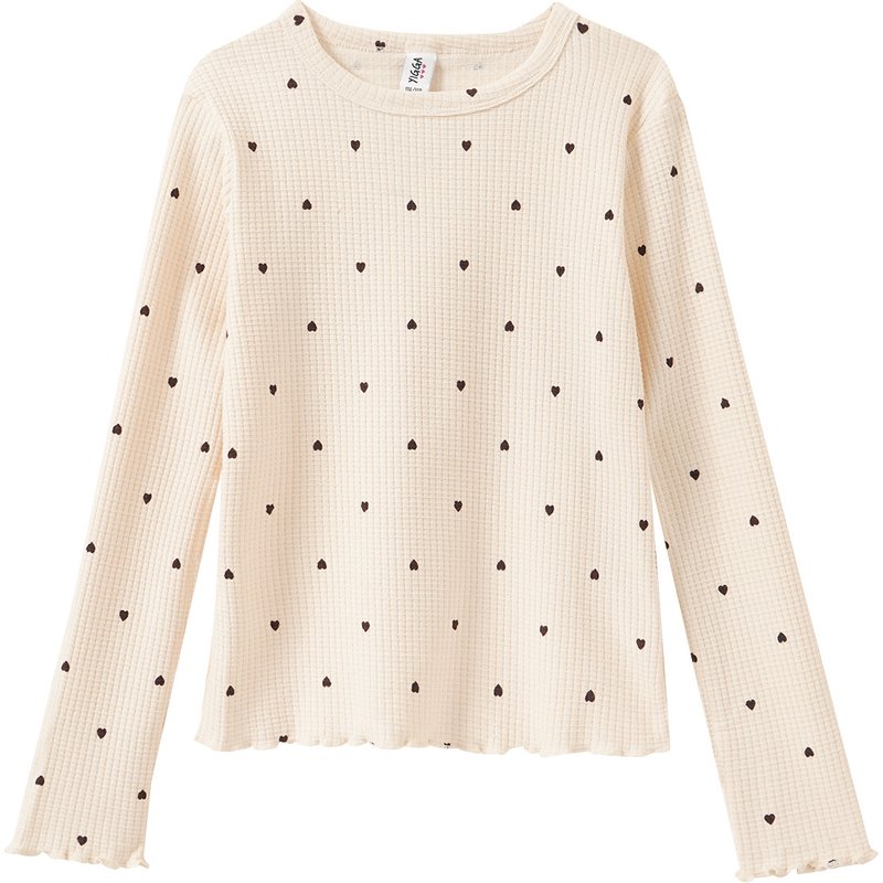 Mädchen Langarmshirt mit Struktur