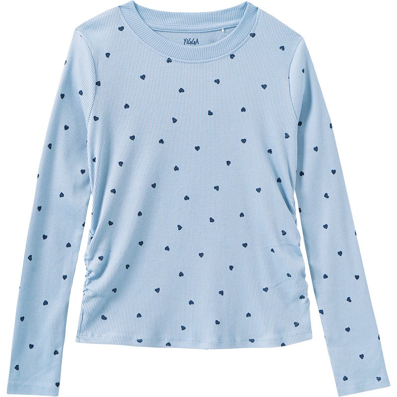 Mädchen Langarmshirt mit Allover-Print
