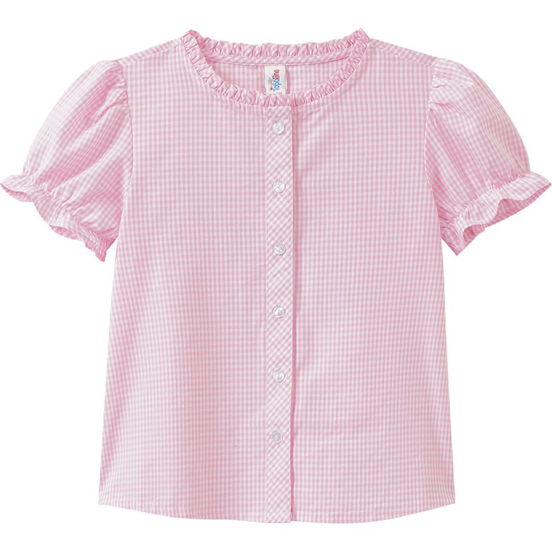 Mädchen Trachtenbluse mit Rüschendetails