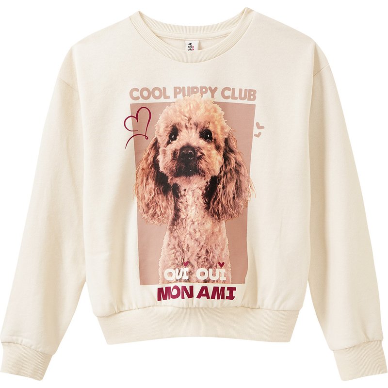 Mädchen Sweatshirt mit Print
