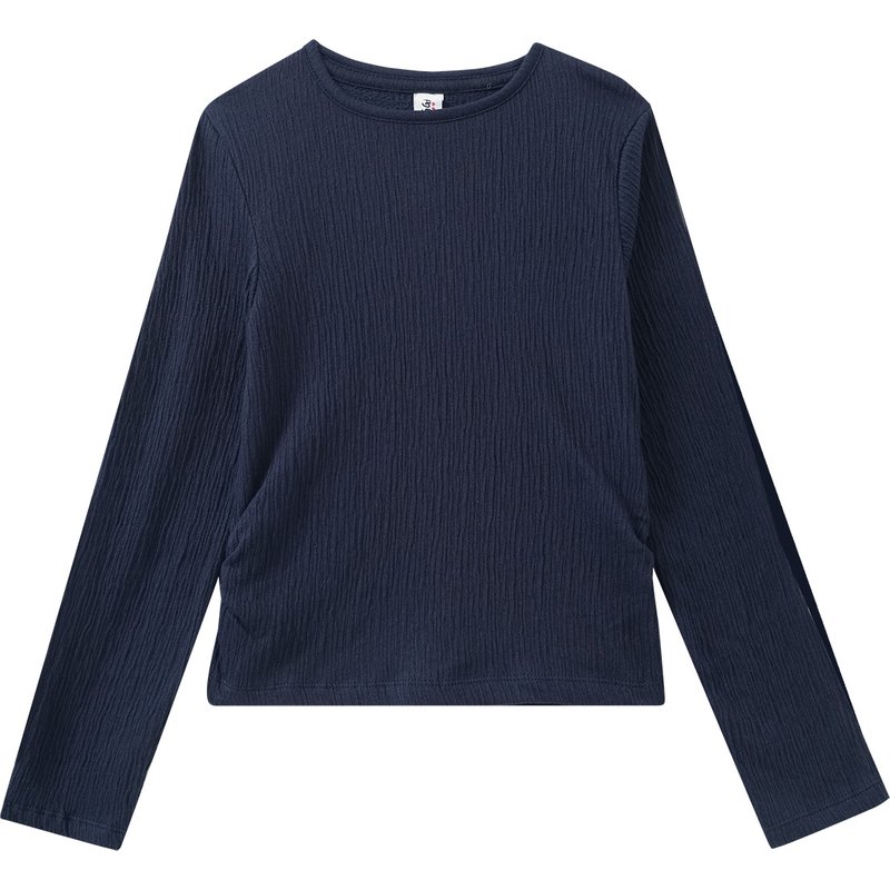 Mädchen Langarmshirt mit Struktur