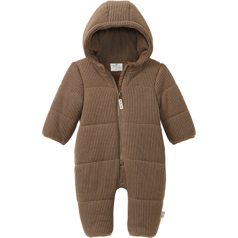 Newborn Winteroverall aus Rippstrick