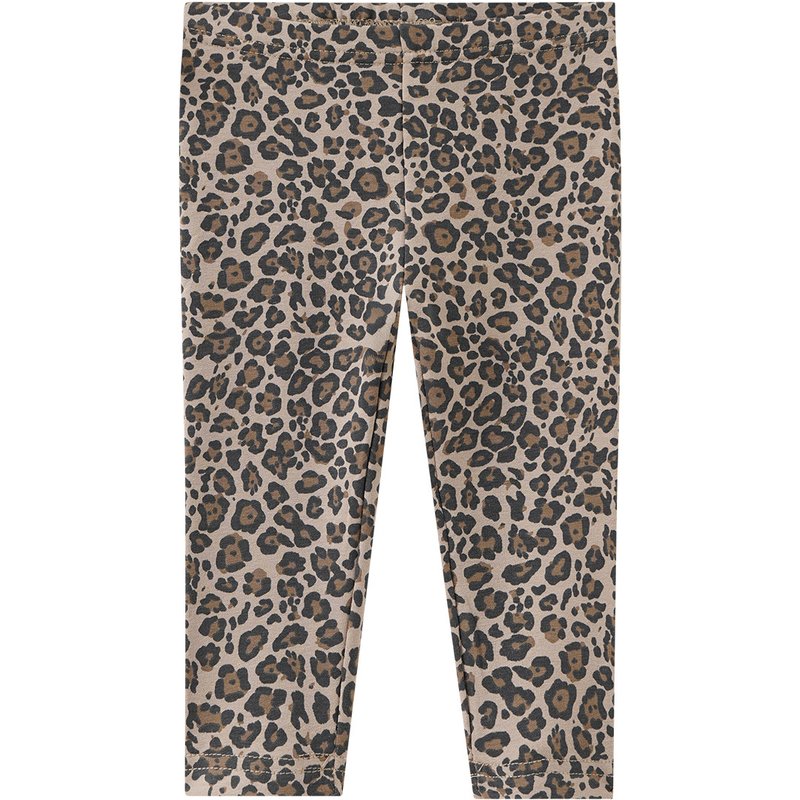 Baby Sweatleggings mit Leo-Muster