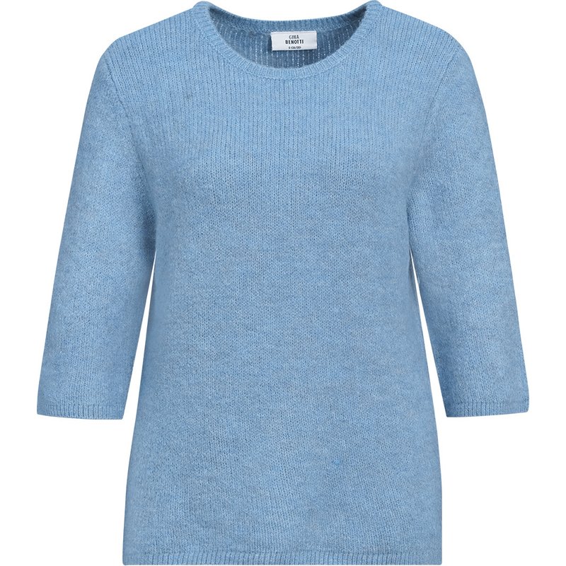 Damen Strickpullover mit weiten Ärmeln