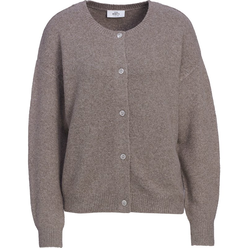 Damen Strickjacke mit Knopfleiste